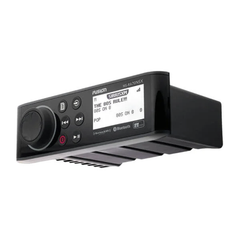 Sistema de Audio Marino MS-RA70 / Pantalla LCD Monocroma 2.6" / Tecnología Multi-Zone™️ 2 Zonas / Potencia Pico 200 W / Bluetooth® y ANT® / Compatible con SiriusXM y DAB+ / IPX7 / USB para Actualizaciones