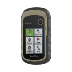 GPS Portátil eTrex 32x Outdoor / Pantalla TFT Transflectiva 2.2 Pulgadas / Resolución 240x320 Pixeles / Brújula 3 Ejes / Altímetro Barométrico / GPS + GLONASS / 8 GB Memoria / IPX7 / Compatible ANT+