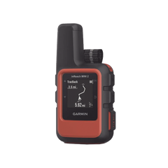GPS portátil inReach® Mini 2 / Pantalla Monocroma Transflectiva 23 x 23 mm / Resolución 176 x 176 píxeles / Batería de Iones de Litio / Autonomía Hasta 14 Días / Resistencia al Agua IPX7 / Sensores GPS, Galile