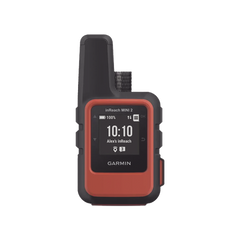GPS portátil inReach® Mini 2 / Pantalla Monocroma Transflectiva 23 x 23 mm / Resolución 176 x 176 píxeles / Batería de Iones de Litio / Autonomía Hasta 14 Días / Resistencia al Agua IPX7 / Sensores GPS, Galile