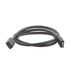 Cable extensor HDMI de 1 M / 4K@60Hz / 3D / HDR / Macho a Hembra / Núcleo de cobre estañado / Transmisión estable.