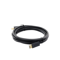 Cable DisplayPort 1.2 Macho a Macho | Longitud 3 Metros (9.84 Pies) | Versión DP1.2 | Soporta 4K@60Hz; 2K@144Hz | Soporta 3D | Color Profundo de 8 y 10 Bits | Blindaje Interno Múltiple | Cobre Estañado 28AWG | Botón de Liberación