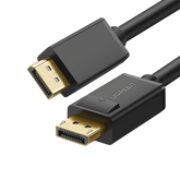 Cable DisplayPort 1.2 Macho a Macho | Longitud 5m | Versión DP1.2 | Soporta 4K@60Hz; 2K@144Hz | Soporta 3D | Color profundo de 8 y 10 bits | Blindaje Interno Múltiple | Cobre Estañado 28AWG | Botón de Liberación.