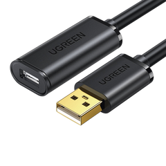 Cable de Extensión Activo USB 2.0 / 10 Metros / Macho-Hembra / Booster individual FE1.1S incorporado / Velocidad de hasta 480 Mbps / Ideal para impresoras, consolas , Webcam, etc.