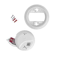 Detector de Humo Autónomo, No Requiere Panel, Con Botón para Silenciar, Sensor por Ionización