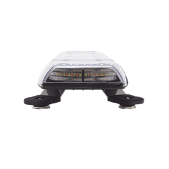 Mini Barra de 24 Pulgadas, 144 Led, Con Montaje Magnético y Luces Ultra Brillantes, Dual Color Ámbar/Claro, Ideal para Seguridad Privada