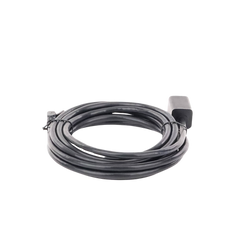 Cable de Extensión Cat6 RJ45 F/UTP / Macho a Hembra / 3m / Método de conexión 568B / Velocidad de transmisión 1000Mbps / Ancho de banda del canal 250MHz /Caja de Cobre / Negro