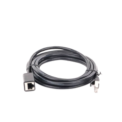 Cable de Extensión Cat6 RJ45 F/UTP / Macho a Hembra / 3 Metros (9.84 Pies) / Método de Conexión 568B / Velocidad de Transmisión 1000Mbps / Ancho de Banda del Canal 250MHz / Caja de Cobre / Negro