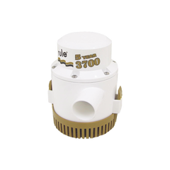 Bomba sumergible de achique serie gold de 3700 galones por hora a 12 Volts de corriente directa.