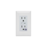 (ZWAVE) Tomacorriente con señal inalambrica Z-WAVE, compatible con HUB HC7, C8, puede ser un panel de alarma L5210, L7000 con Total Connect y Alarm.Com