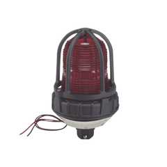 Luz estroboscópica para ubicaciónes peligrosas, montaje tipo tubo, 240 VCA, color Rojo