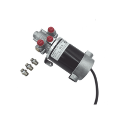 Bomba Hidráulica Reversible PUMP-3 / 12V DC / Flujo 1.6L (98 cu.in) por Minuto / Cilindro 160-550 cc (9.8 - 33.5 cu.in) / Conexiones ORB / Incluye 3 Adaptadores ORB-5 a 9/16 UNF / Compatible con SteadySteer