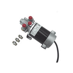 Bomba Hidráulica Reversible PUMP-3 / 12V DC / Flujo 1.6L (98 cu.in) por Minuto / Cilindro 160-550 cc (9.8 - 33.5 cu.in) / Conexiones ORB / Incluye 3 Adaptadores ORB-5 a 9/16 UNF / Compatible con SteadySteer