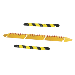 Kit de picos ponchallantas autónomo / Carriles de 3.2 M / No requiere barrera / FACIL INSTALACION / Incluye topes y tornilleria