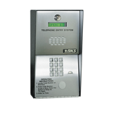 Audioportero Telefónico DKS Para 600 números Telefónicos / Control Para 2 Puertas / Gabinete Para Sobreponer/ Marcación a 16 Digitos / Linea Análoga o Digital
