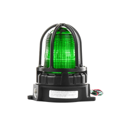 Luz de advertencia LED para ubicaciónes peligrosas, montaje para superficies, 24 VCD, color Verde