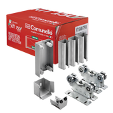KIT para puertas autoportantes de hasta 3 m y 600 kg con rodillos de nylon