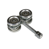ECO KIT 4C - M / Kit de Carretillas de Cuatro Ruedas / Carga Soportada de 150 lbs / Incluye Dos Carretillas Para Puertas Colgantes