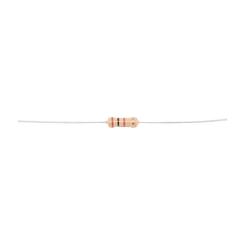 Resistencia de 2 k Ohm 1/2 Watt, 5% Axial, Película de Carbón.