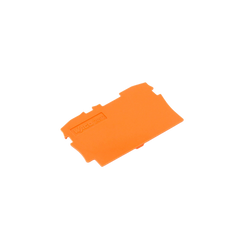 Placa final e intermedia; espesor 0,8 mm; naranja