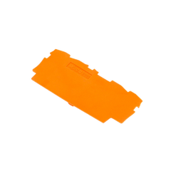 Placa final e intermedia; espesor 0,8 mm; naranja