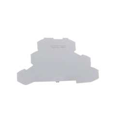 Placa final e intermedia; espesor 0,8 mm; gris