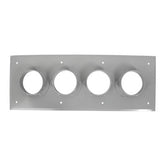 Placas pasamuro con capacidad de 4 botas de 4"