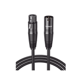 Cable para Micrófono XLR Tipo Canon Macho a Hembra | 5 Metros Plug & Play | Anti interferencias | Triple Blindaje | Alta Calidad | Color Negro