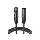 Cable para Micrófono XLR Tipo Canon Macho a Hembra / 10 Metros / Plug & Play / Antiinterferencias / Triple Blindaje / Alta Calidad / Color Negro