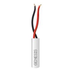 Bobina de 305 Metros de Cable / 2 x 22 AWG / Color Blanco / Riser / Para Sistemas de Intrusión y Automatización