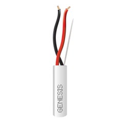 Bobina de 305 m (1000 ft) / Cable para Alarma 2x18 AWG / Riser / Blanco