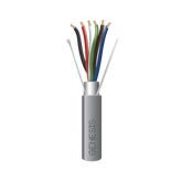 Bobina de 305 Metros de Cable / 6 x 22 AWG Blindado / Riser / Color Gris / Para Aplicaciones de Audio, Seguridad y Control