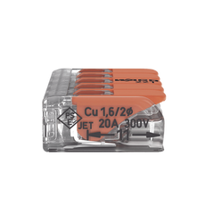 Conector Compacto para 1 Cable de Entrada 4 Cables de Salida / Cables Compatibles 28AWG-12AWG