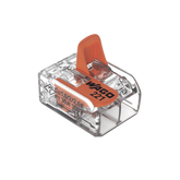 Conector de empalme compacto para todo tipo de conductores transparente 2 conectores CAL 20 a 10