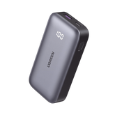 Mini Power Bank 30W | 10 000 mAh | 2 Puertos PD3.0, USB C+A | Carga Rápida | Pantalla Digital | Compatible con iPhone 16 Pro Max/15/14, MacBook Air, iPad, Galaxy S24 Ultra, | Color Negro.