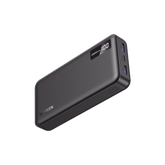 Power Bank 20000mAh | 22.5W | 1 USB-C | 2 USB-A | PD3.0 | QC4.0/3.0/2.0 | FPC | AFC | SPC | PPS | Carga 3 veces más Rápido | Protección Integrada| Material Ignifugo | UL94 V-0 | Pantalla Inteligente | Aprobado por Aerolíneas.