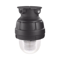 Luz estroboscópica a prueba de explosiones UL y cUL para Clase I, División 1, Grupo C y D; Clase I, División 2, Grupos A y B; Clase II, División 1, Grupos E, F y G; Clase III, 24 VCD, Color Claro, montaje no incluido
