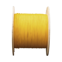 Fibra Óptica Multimodo OM4, 2 mm, Simplex, Tight Buffer, 900 micras, Color Amarillo, Precio Por Metro, (Hasta 2000 Metros en un Solo Tramo de Cable)