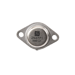 Transistor de Silicio NPN de 50V, 30A, 150 Watt, TO-3 para Fuentes Convencionales RS-12A y RS-20A.
