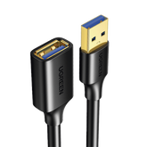 Cable Extensor USB 3.0 / 3 Metros / Macho-Hembra / 5 Gbps / Ultra Durabilidad / Núcleo de cobre estañado 28/22 AWG / Blindaje interior múltiple / Ideal para teclado, mouse , etc.