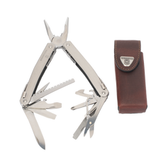 Navaja Victorinox Multiherramienta Spirit X con 24 Funciones, Incluye Funda de Piel