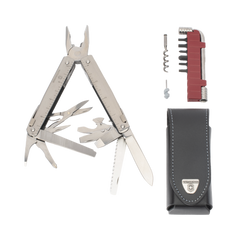 Navaja Victorinox Multiherramienta SwissTool X Plus con 37 Funciones. Incluye Funda de Piel