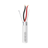 Carrete de 152 Metros de Cable / 2 x 16 AWG / BLINDADO / PLENUM / Color Blanco / Para Aplicaciones de Audio, Seguridad y Control