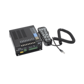Sirena Vehicular H2 Covert ™ de 200W de Potencia, Con Controlador Unimando de 14 Botones Para Control de Tonos, 7 Salidas Auxiliares y Micrófono
