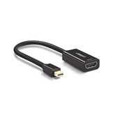 Convertidor Mini Display Port a HDMI / 4K@30Hz / Thunderbolt / Blindaje interno múltiple / Carcasa ABS / Longitud de 25 cm