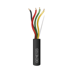 Carrete de Cable 305 Metros / 4 X 18 AWG / Cable DIRECT BURIAL / Para uso en Intemperie / Uso en Aplicaciones en Sistemas de Detección de Incendio, Sistemas de Evacuación, Control de Acceso