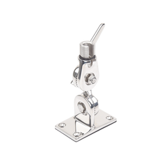 Montaje rotativo de acero inoxidable, 4 posiciones, rosca estándar 1”-14