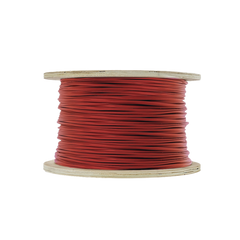 Bobina de 305 Metros de Alambre / 2 x 16 AWG / Riser / Para Aplicaciones de Incendio FPLR / Blindado Sólido Color Rojo