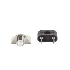 Soporte para antenas marinas con adaptadores de nailon para ajustarse a rieles cuadrados o redondos verticales u horizontales de 7/8″, 1″ y 11⁄4″