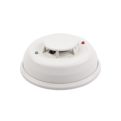 Detector Fotoelectrico de Humo de 4 Hilos con Relevador y Sensor de Temperatura, Serie i3